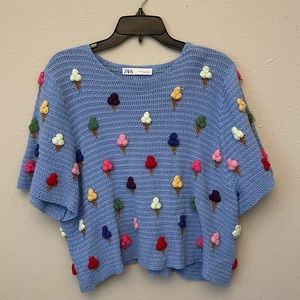 Zara Knit ice cream top